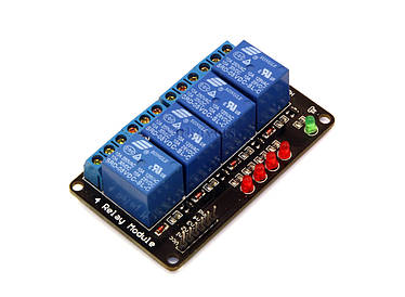 Блок реле relay module 4-канальний 5V