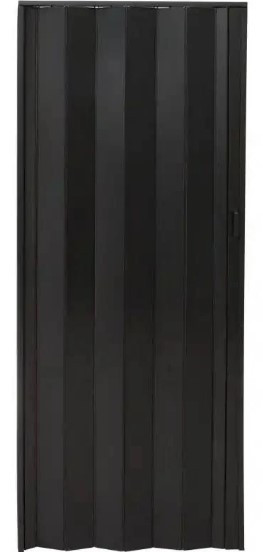Двері гармошка глуха 810х2030х6мм "Чорне дерево"  820х2030х6мм