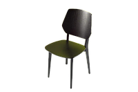 Стілець кухонний дерев'яний 03В зі спинкою стільці на кухню для кафе у вітальню стільчики із дерева з твердим сидінням