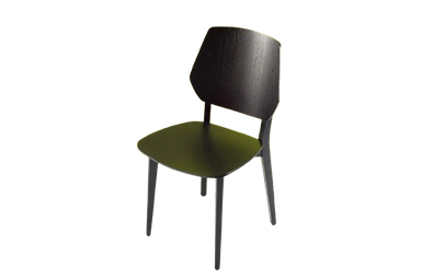 Стілець кухонний дерев'яний 03В зі спинкою стільці на кухню для кафе у вітальню стільчики із дерева з твердим сидінням