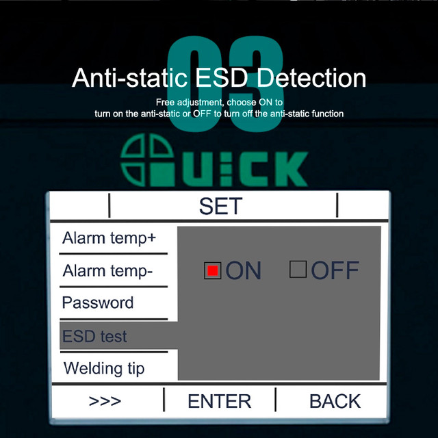 паяльна станція QUICK Q8 антистатичний захист