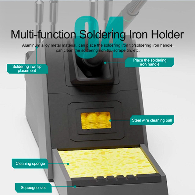 паяльна станція quick q8 багатофункціональна підставка