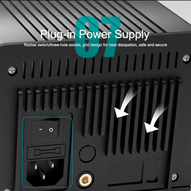 паяльна станція quick q8 роз'єм підключення живлення