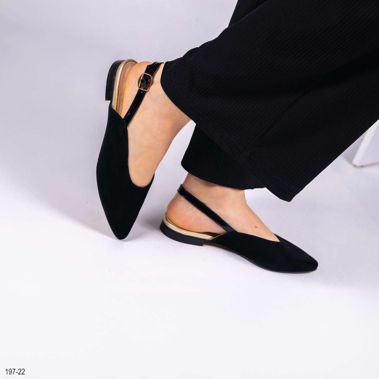 Чорні жіночі босоніжки з натуральної замші 40 р-р, фото 1