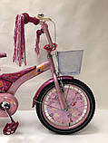 Дитячий двоколісний велосипед із сидінням для ляльки Racer-girl 16 дюймів, фото 6