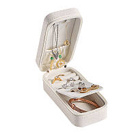 Скринька Casegrace SP-01185 для прикрас і ювелірних виробів портативна 15*6,5*4,8 см White 5 шт.