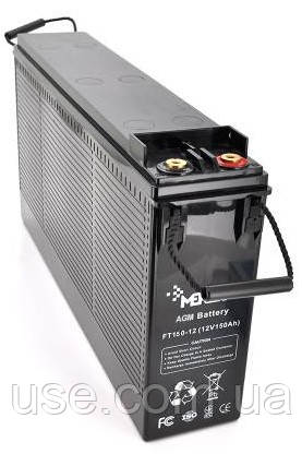 Свинцево-кислотний акумулятор,  12 V, В, 150 А*год, Ah, А/г, 12 Вольт, фронт-термінальний, AGM, VRLA