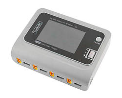 Універсальний зарядний пристрій ToolkitRC Q4AC 4x50W AC/DC Smart Charger XT60