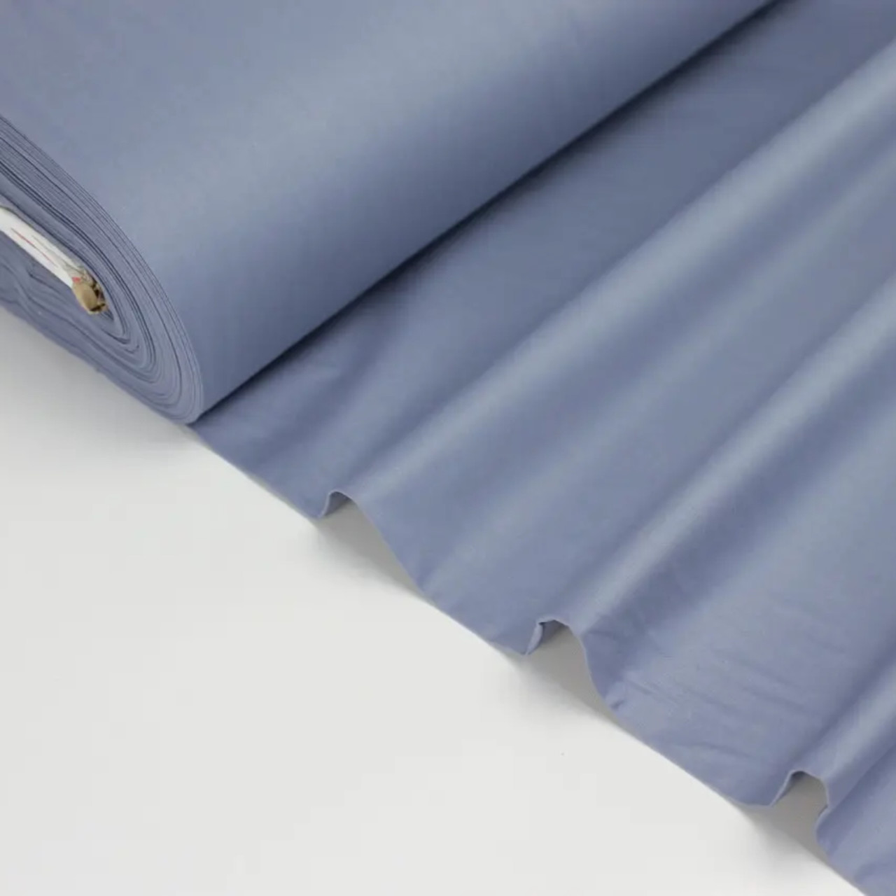 Тканина для постільної білизни ранфорс колір сталі Туреччина 240 см № WH-2194-56, фото 1