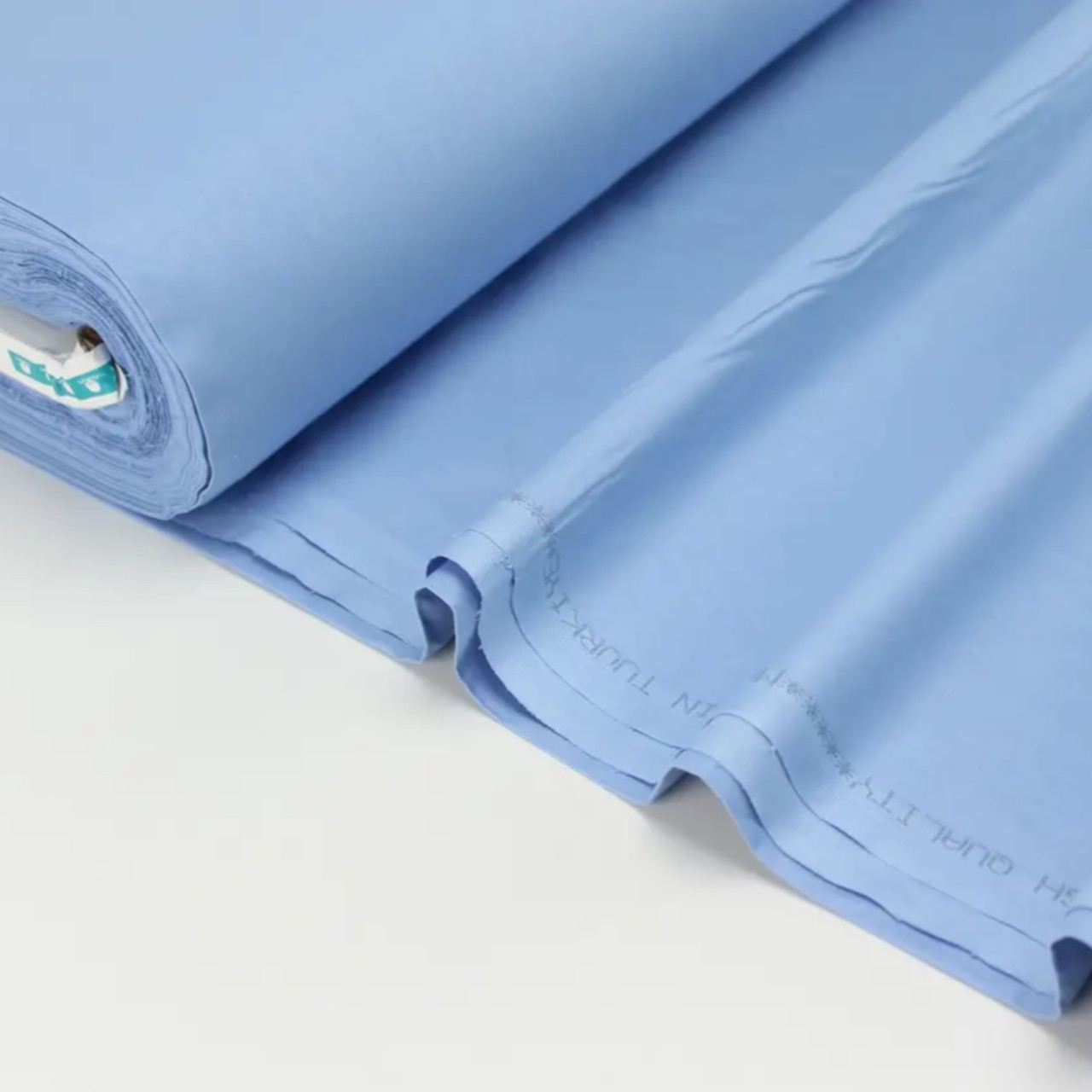 Тканина  ранфорс волошкового кольору Туреччина 240 см № WH-0074-61, фото 1