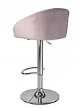 Стілець барний JS Stillo крісло барне поворотне з підніжкою для дому кафе ресторану барної стійки W_2263, фото 3