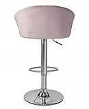 Стілець барний JS Stillo крісло барне поворотне з підніжкою для дому кафе ресторану барної стійки W_2263, фото 6