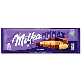 Milka MMMAX Triolade Молочний, білий і чорний шоколад 280г