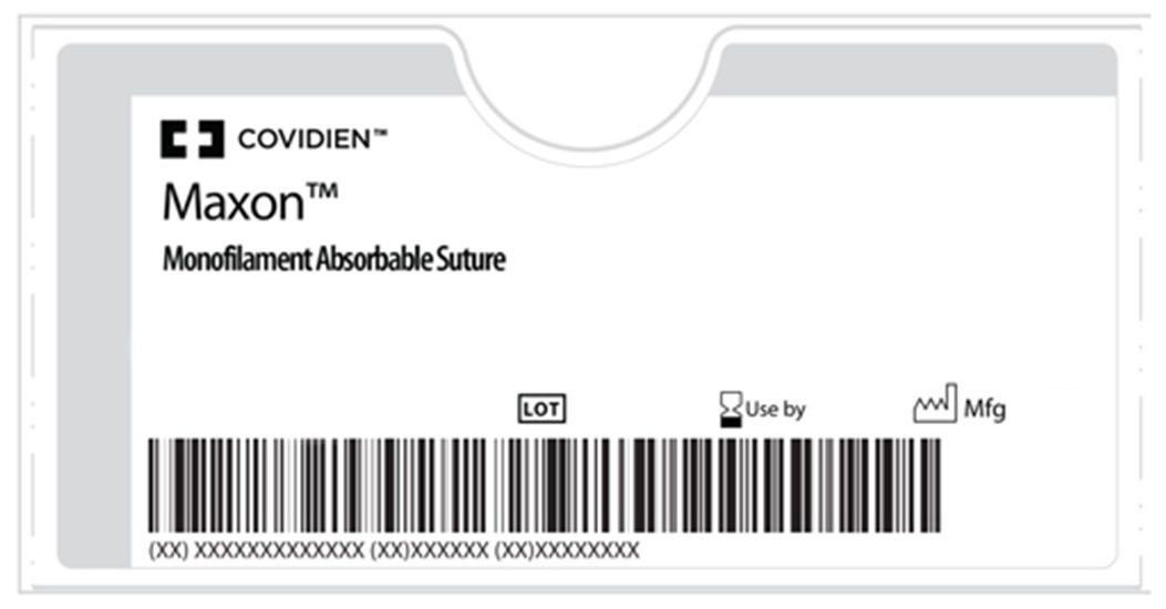 Mаксон* 0 (1х150)см петлевой голка 48 мм колюча, 1/2 кола посилена, зеленого кольору (GMM634L), фото 1