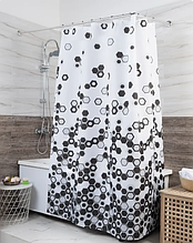 Штора для ванни Miranda TROY Чорний