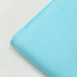 Тканина для постільної білизни з ранфорс бирюзового кольору Туреччина 240 см № WH-0074-60, фото 4