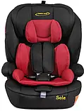 Крісло автомобільне дитяче Summer Baby SOLE ISOFIX 9-36 кг автокрісло для дітей W_2283 Червоний, фото 4