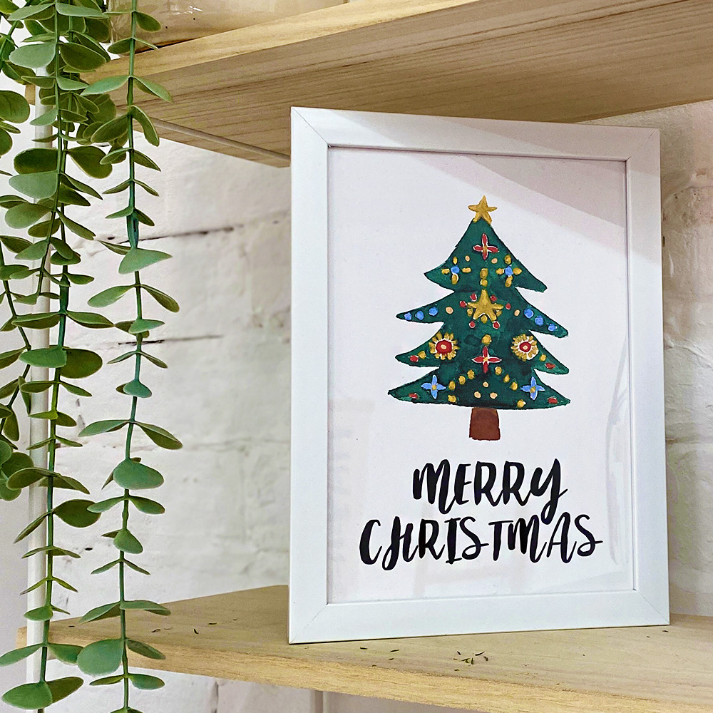 Постер у рамці A4 Marry Christmas