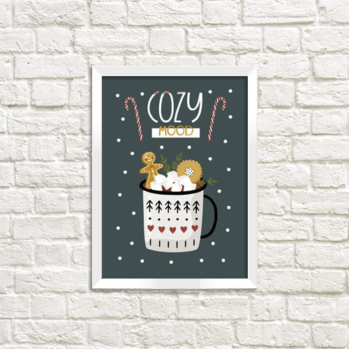 Постер у рамці A4 Cozy mood