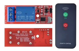 Модуль з І До приймачем, релейний, одноканальний, 12 В + активний пульт ДК