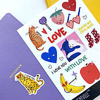 Набір стикерів Love