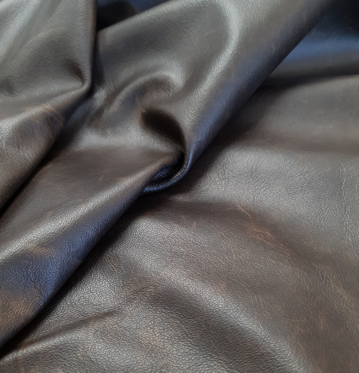 Шкіра меблева Sicilia 1.0 мм Темно-коричнева, фото 1