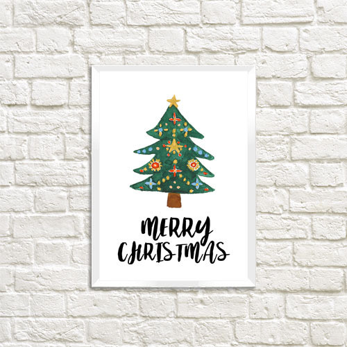 Постер у рамці A3 Marry Christmas