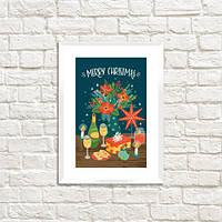 Постер у рамці A5 Marry Christmas