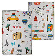 Обкладинка на паспорт Time to travel
