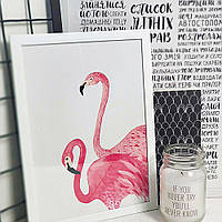 Постер у рамці A4 Flamingo