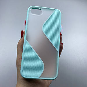 Чохол для Apple iPhone 8 чохол на телефон айфон 8 бірюзовий TWV
