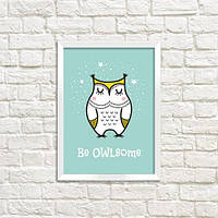 Постер у рамці A4 Be OWL some