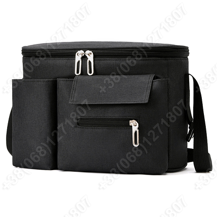 Сумка для коляски універсальна, органайзер для мами на коляску BabyBag S-2 Чорна, фото 1
