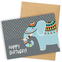 Лист з конвертом Happy birthday!