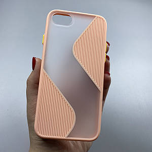 Чохол для Apple iPhone 8 чохол на телефон айфон 8 персиковий TWV