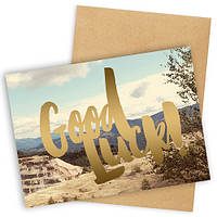 Лист із конвертом Good luck!