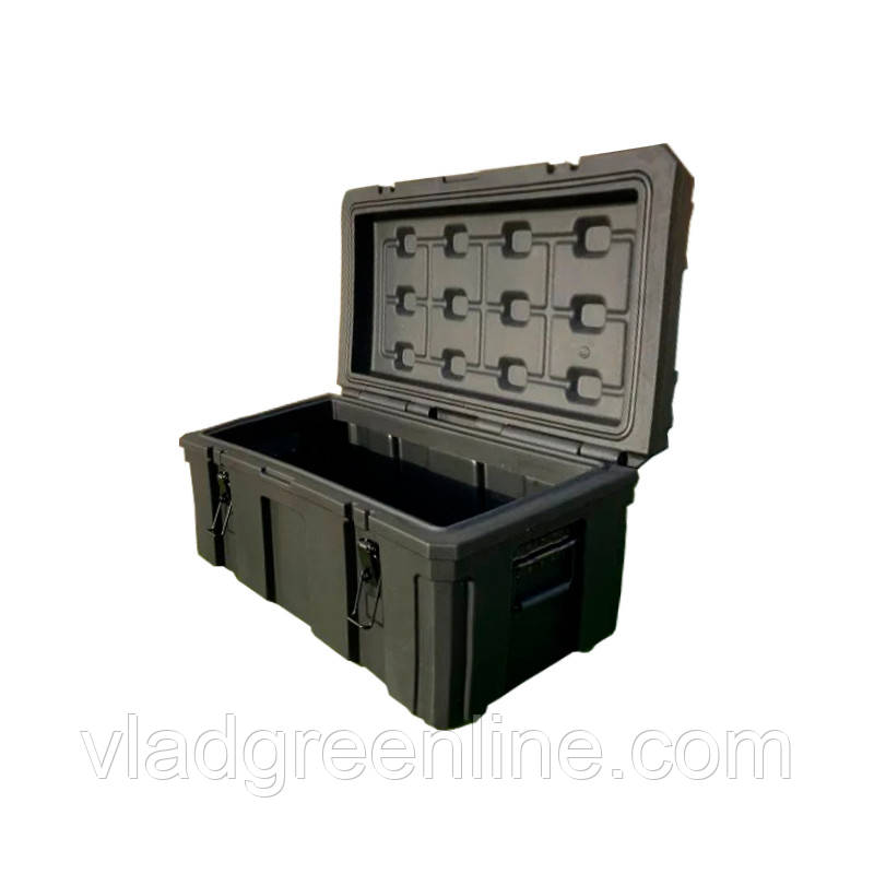 Ящик експедиційний 70х40х35 см 60 л Чорний