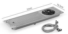 Рінзер барний MHW-3Bomber 16 на 53 см. Cup Rinser Silver врізний