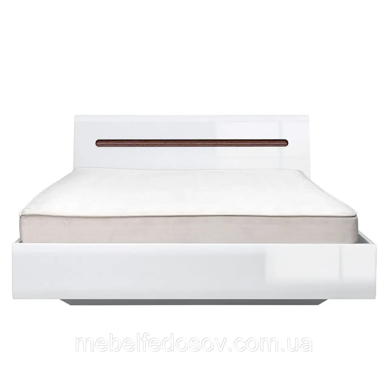 Ліжко двоспальне 160 Б'янко (Світ меблів) 1650х2065х880мм, фото 1