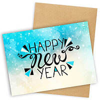 Лист з конвертом Happy New Year