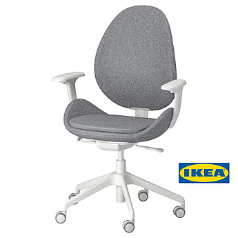 Офісний стілець IKEA HATTEFJÄLL 605.389.60 Сірий