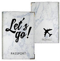 Обкладинка на паспорт Let's go