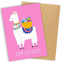 Лист з конвертом Happy birthday