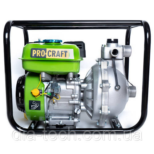 Бензинова мотопомпа Procraft WPH20 Високий лещата, фото 1