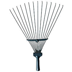 Граблі віялові металічні розсувні