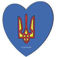 Магніт-серце дерев'яний SuperUkraine