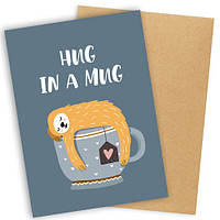 Лист з конвертом Hug in a mug