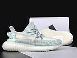 Чоловічі кросівки Yeezy Boost 350 сіточка стильні молодіжні м'ятні, фото 5