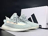 Чоловічі кросівки Yeezy Boost 350 сіточка стильні молодіжні м'ятні, фото 3