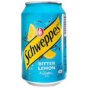 Солодкий напій Schweppes Original Bitter Lemon 330мл ж/б 24шт/ящ, Польша